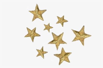 #stars #golden #aestheticstars #aesthetic #pngsticker - Gold Star Sticker Png, Transparent Png, Transparent PNG