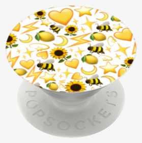 Pop Emoji Png -yellow Emoji, Popsockets - Yellow Popsocket Emoji, Transparent Png, Transparent PNG