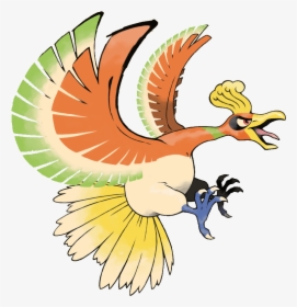 250ho-oh Hgss - Ho Oh Official Art, HD Png Download, Transparent PNG