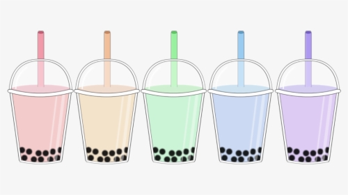 Bubble Tea Clip Art , Png Download - Cute Milk Tea Transparent Background, Png Download, Transparent PNG