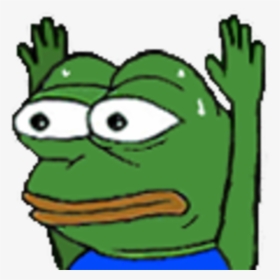 Na Open Series - Pepe Hands Up Emote, HD Png Download, Transparent PNG
