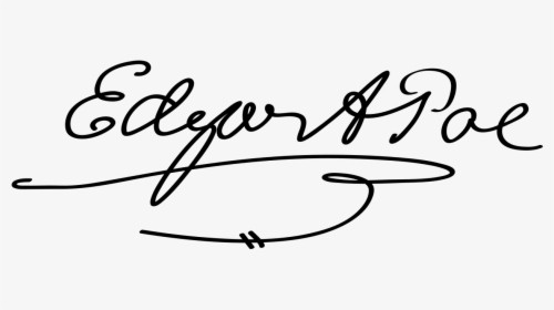 Edgar Allan Poe Name, HD Png Download, Transparent PNG
