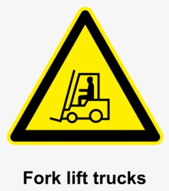 Forklift Truck Sign Vector, HD Png Download, Transparent PNG