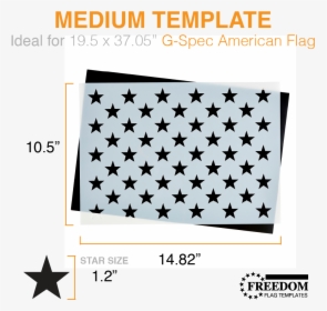 American Flag 50 Star Field - Pattern Betsy Ross Flag Stars, HD Png Download, Transparent PNG