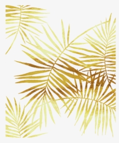 Gold Palm Leaves Png - Golden Palm Leaves Png, Transparent Png, Transparent PNG