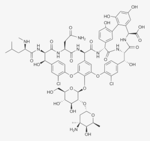 Vancomycin Chemdraw, HD Png Download, Transparent PNG