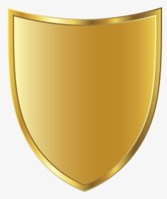 Transparent Gold Shield Vector, HD Png Download, Transparent PNG