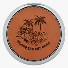 Rawhide Round Coaster With Custom Laser Engraving - Circle, HD Png Download, Transparent PNG