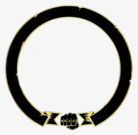 #black #ribbon #banner #circle #heraldic #shield #crest - Pierścień Osadczy Sprężynujący 25z, HD Png Download, Transparent PNG