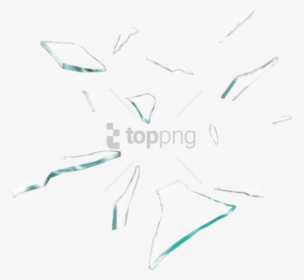 Transparent Broken Glass Clipart - Transparent Background Broken Glass Pieces, HD Png Download, Transparent PNG