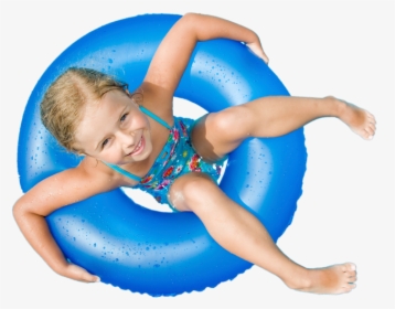Clip Art Person Png For - Girl On Pool Png, Transparent Png, Transparent PNG