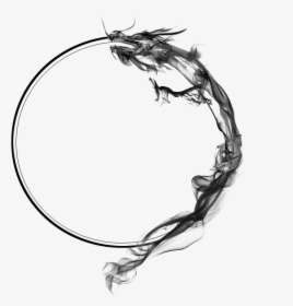 Chinese Dragon Ink - Transparent Smoke Circle Png, Png Download, Transparent PNG