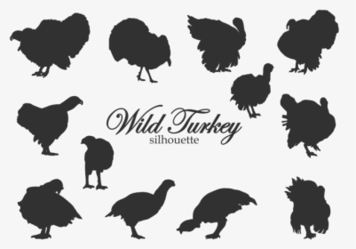 Black Turkey Silhouette Rooster Clip Art - Support Our Troops Canada, HD Png Download, Transparent PNG