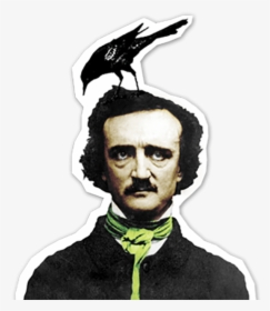 #edgarallanpoe #raven #ftestickers#freetoedit - Edgar Allan Poe, HD Png Download, Transparent PNG