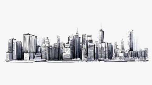 Cities Skylines Logo Png - City Skyline Drawing Png, Transparent Png, Transparent PNG