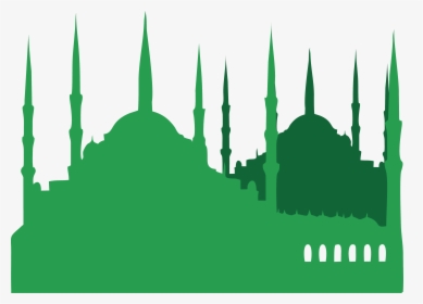 Transparent Turkey Clipart Png - Mosque Background Green Islamic, Png Download, Transparent PNG