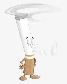 Transparent Cigarrette Png - Cigarette Cartoon Cigarette Smoking, Png Download, Transparent PNG