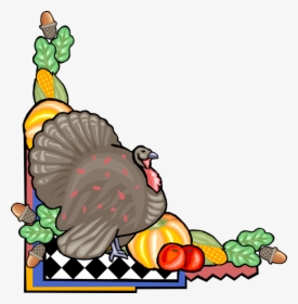 Vector Illustration Of Thanksgiving Harvest Vegetables - Thanksgiving Lunch Clip Art, HD Png Download, Transparent PNG