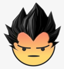 Vegeta Emoji Emojis Emojisticker Enojado Anime Dbz - Vegeta Emoji, HD Png Download, Transparent PNG