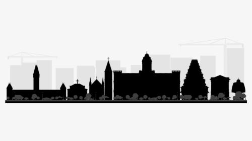 Chennai City Skyline Silhouette , Png Download - Silhouette Chennai Skyline, Transparent Png, Transparent PNG