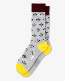 Men S Bumble Bee Dress Socks - Sock, HD Png Download, Transparent PNG