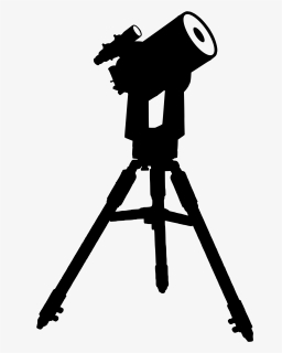 Telescope Clipart Silhouette, HD Png Download, Transparent PNG
