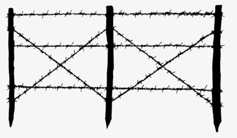 Barbed Wire Fence Png, Transparent Png, Transparent PNG
