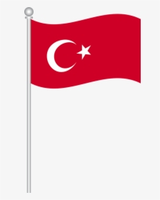 Flag Of Turkey, Turkish Flag, World Flag - Turkish Flag Png Clipart, Transparent Png, Transparent PNG