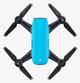 Dji Spark Blue Drone Top View - Dji Spark Drone Blue, HD Png Download, Transparent PNG