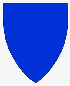 Shield, Blank, Shape, Medieval, Armour, Badge - Blue Clipart Shield, HD Png Download, Transparent PNG