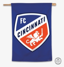 Official Fc Cincinnati Vertical Flag - Emblem, HD Png Download, Transparent PNG