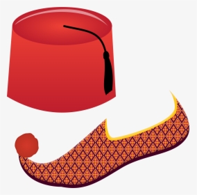 Fez And Turkish Shoe Clip Arts - Turkish Hat Clipart, HD Png Download, Transparent PNG