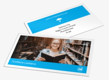 Book Store Business Card Template Preview - Paper, HD Png Download, Transparent PNG
