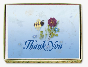 Bumble Bee Thank You Cards Image - Sunflower, HD Png Download, Transparent PNG
