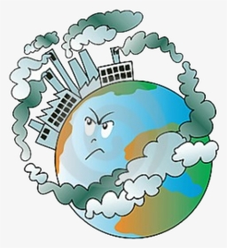 Air Pollution Ka Drawing Factory Pollution Sketch Vector - Mondo Inquinato, HD Png Download, Transparent PNG