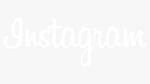 Instagram Text Logo Png White, Transparent Png, Transparent PNG