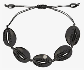 Adjustable Black Cowrie Shell Bracelet And Anklet With - Black Seashells Bracelets For Men, HD Png Download, Transparent PNG