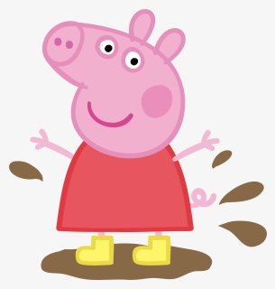Peppa Pig In Muddy Puddle, HD Png Download, Transparent PNG
