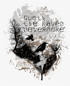 Nevermore Edgar Allan Poe, HD Png Download, Transparent PNG