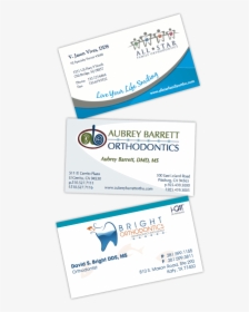 Multiple Business Cards - Orthodontist Visiting Card, HD Png Download, Transparent PNG