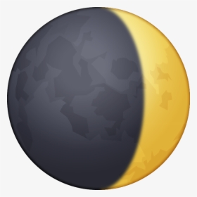 Waxing Crescent Moon Emoji, HD Png Download, Transparent PNG
