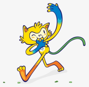 Rio 2016 Olympics Mascot Png - Rio Olympics Mascot Vinicius, Transparent Png, Transparent PNG