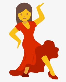 File - Emoji U1f483 - Dancing Emoji Vector, HD Png Download, Transparent PNG