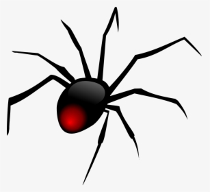 Spider Black Red Free Picture - Spider Clipart Png, Transparent Png, Transparent PNG