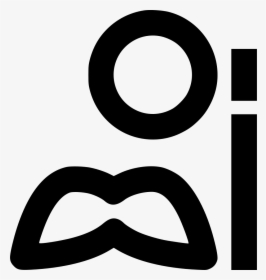Monocle Moustache - Circle, HD Png Download, Transparent PNG