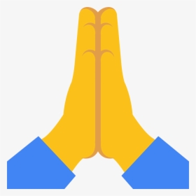 Praying Hands Emoji Png, Transparent Png, Transparent PNG