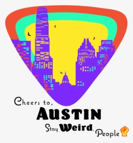 Austin Texas Hometown Drawing Complete - Graphic Design, HD Png Download, Transparent PNG