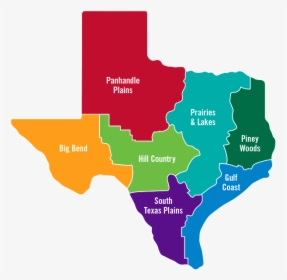 10 Regions Of Texas, HD Png Download, Transparent PNG