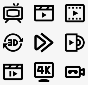 Videos - Video Recording Icon Vector, HD Png Download, Transparent PNG