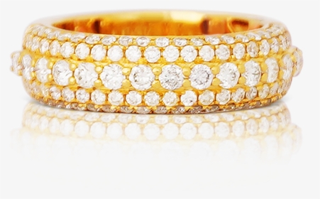 10k Yellow Gold Men S Diamond Ring - Bangle, HD Png Download, Transparent PNG
